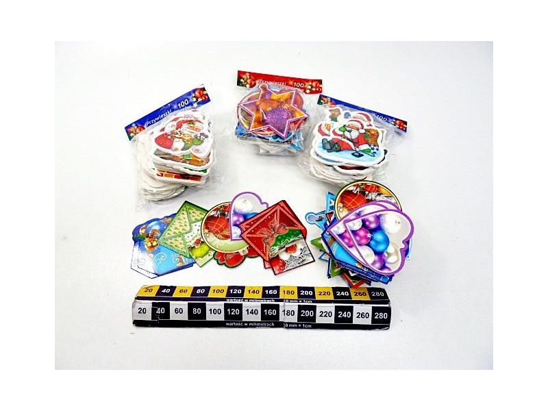 PRZYWIESZKI SWIETA 100SZT. 9076