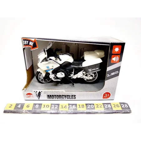Policyjny Motocykl Światło i Dźwięk 8368 | Hurtownia Zabawek