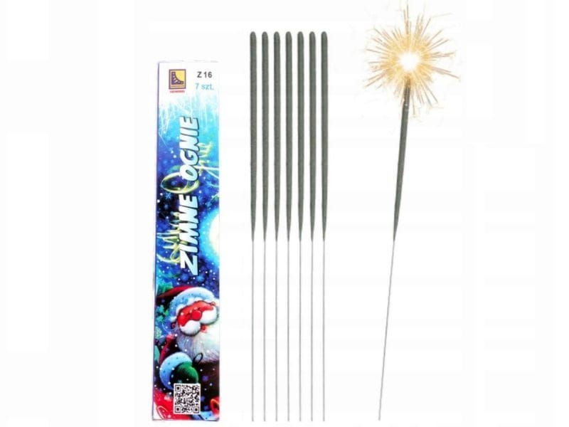 ZIMNE OGNIE 16CM 7SZT. A25 5877