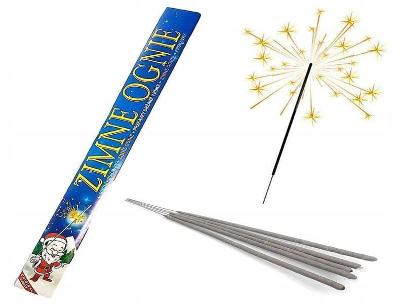 ZIMNE OGNIE 27CM 7SZT. A30 5884