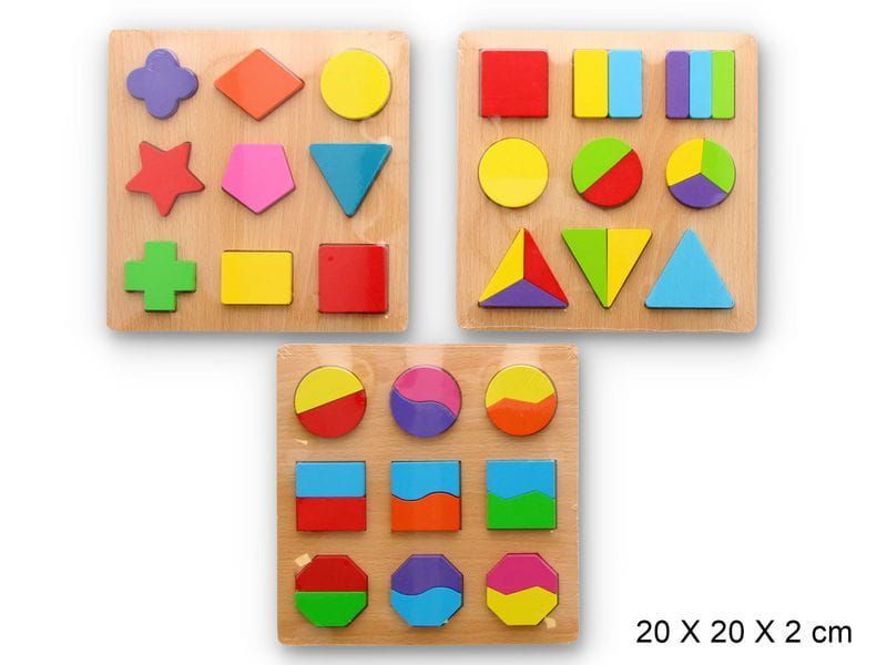 UKLADANKA DREWNIANA KSZTALTY 6479