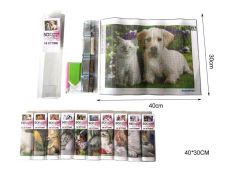 MOZAIKA DIAMENTOWA ZWIERZ.5D 30X40 0827