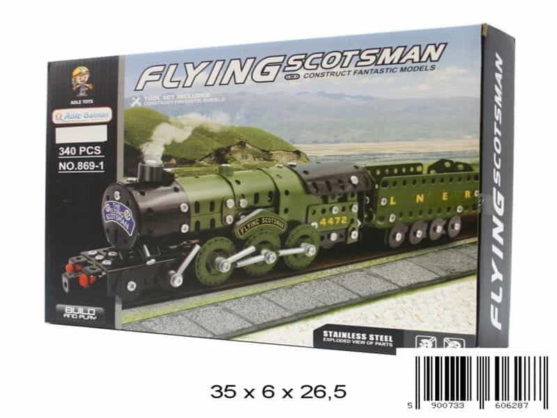 KLOCKI METALOWE KOLEJKA 340EL. 6287