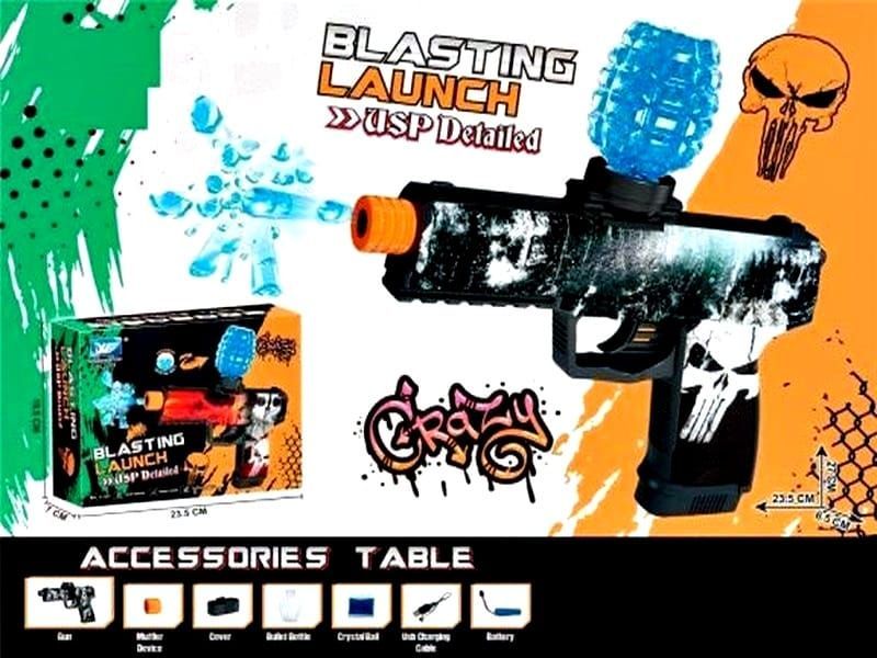 PISTOLET AUTOMAT NA KULKI ZEL+LADOW. 846