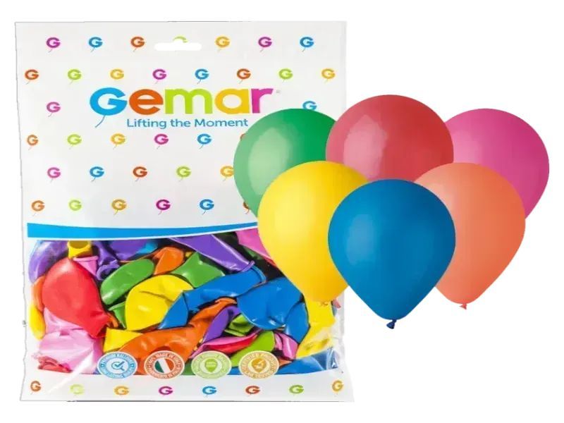 BALON PASTEL MIX KOLOROW 26CM 100SZT 013