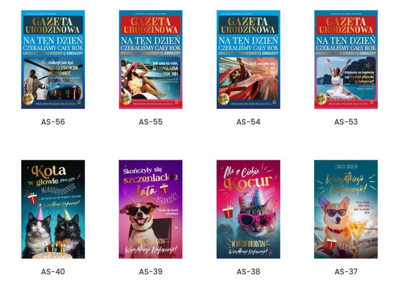 KARNET AS URODZINY 4050