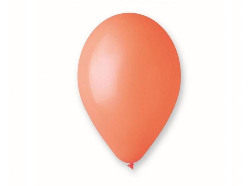 BALON PASTEL POMARANCZ. 21CM 100SZT 0418