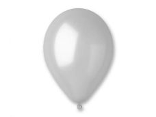 BALON METAL SREBRNY 21CM 100SZT 3815