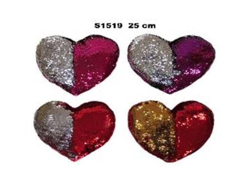 SERCE CEKINOWE 4KOL 25CM 5832