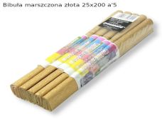 BIBULA MARSZCZONA ZLOTA 25x200 A6 8922