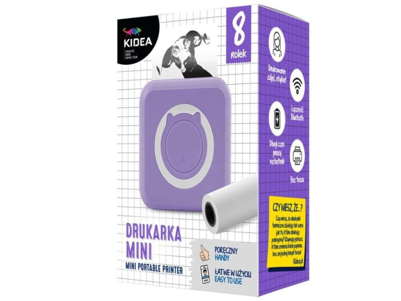 MINI DRUKARKA TERMICZNA A KIDEA 8589