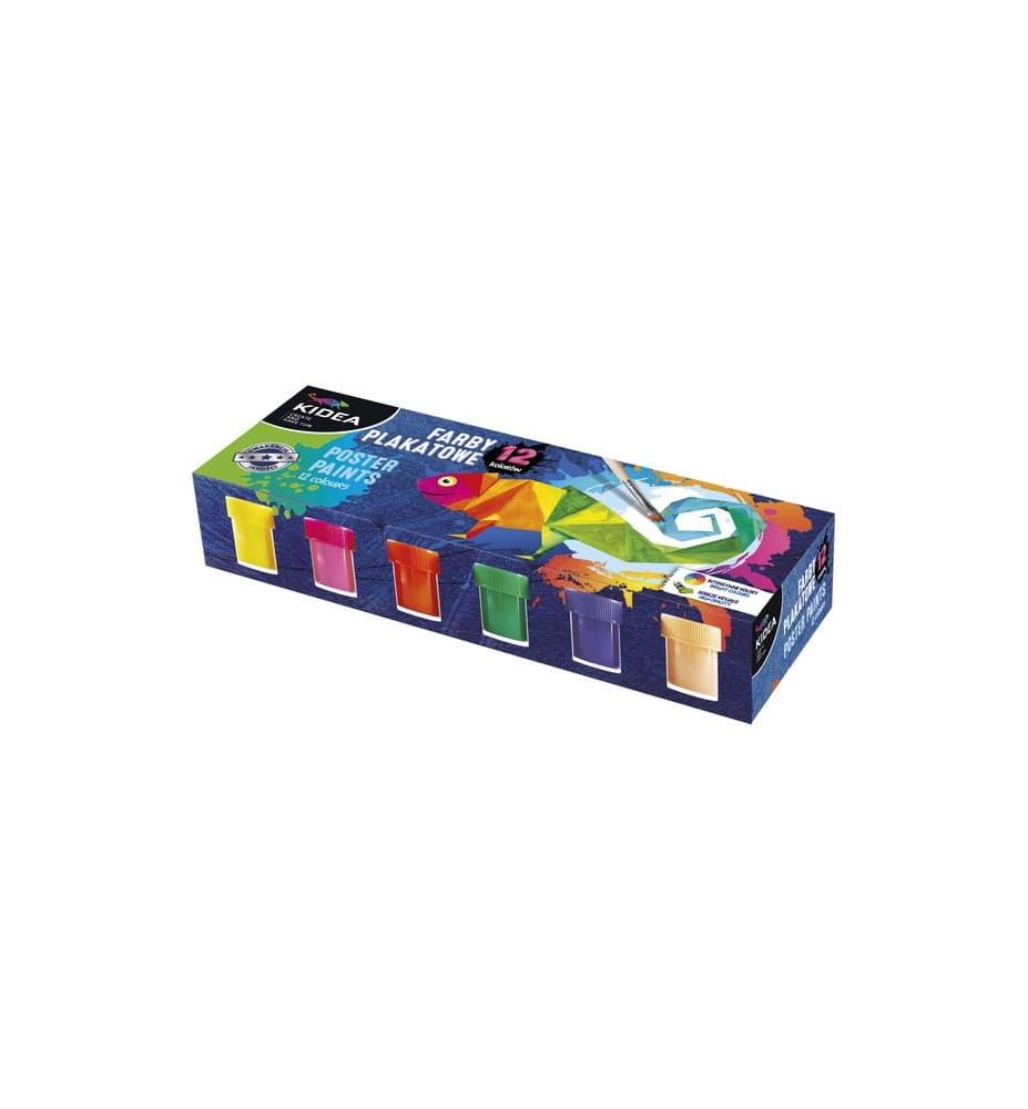 FARBY PLAKATOWE 12 KIDEA 4085