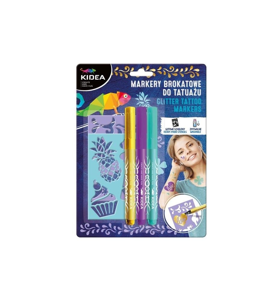 MARKERY DO TATUAZU Z SZABLONAMI 8668