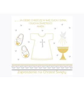 ZAPROSZENIA KWADRAT CHRZEST ZKW 9636