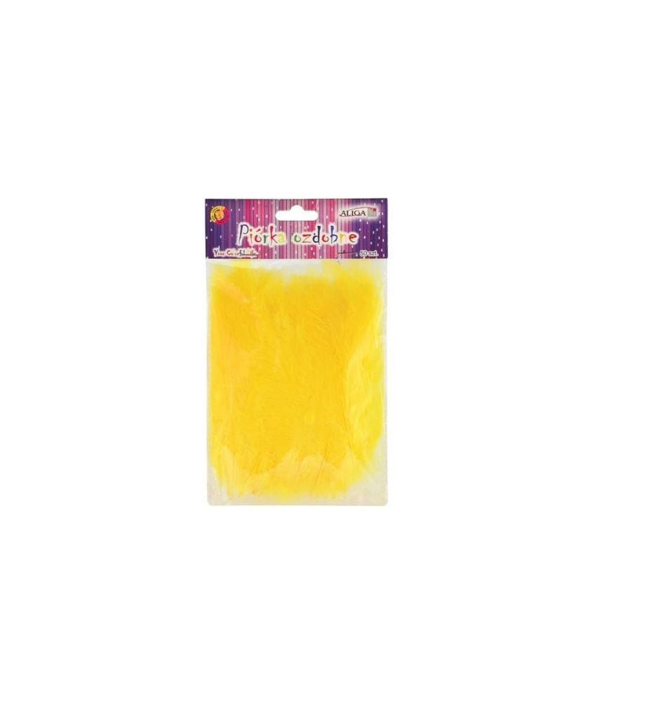 PIORKA ZOLTE 10-12CM 50SZT. 8202