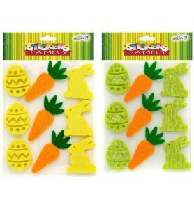 NAKLEJKI DEKORAC. 9SZT. WIELKANOC 8581