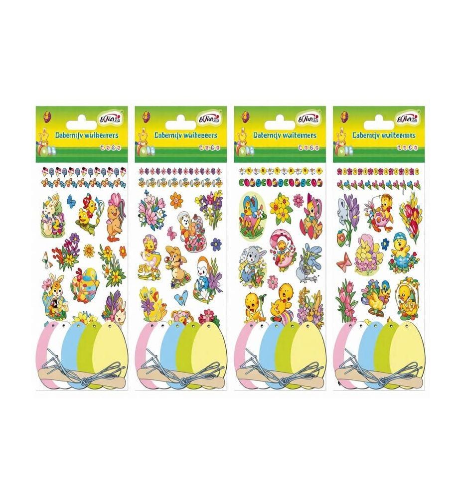 DEKORACJE WIELKANOCNE KALKOMANIE 4177