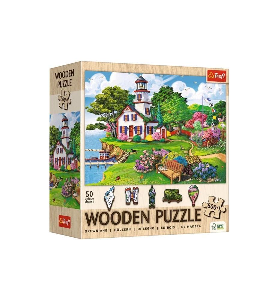 PUZZLE DREWNIANE 500+1 LETNIA PRZYSTAN