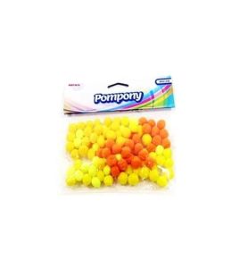 POMPONY POM15 ODCIENIE ZOLTEGO 4301
