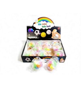 PILKA ZGNIOTKA Z POMPONAMI A12 0164