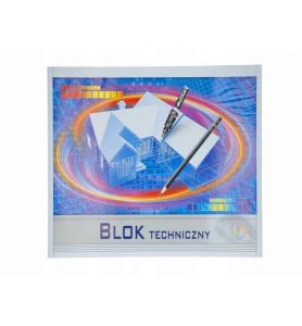 BLOK TECHNICZNY A3 BIALY 0372