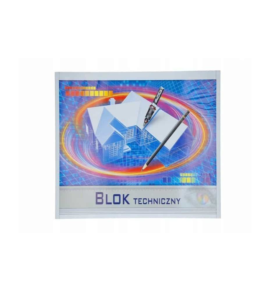 BLOK TECHNICZNY A3 BIALY 0372