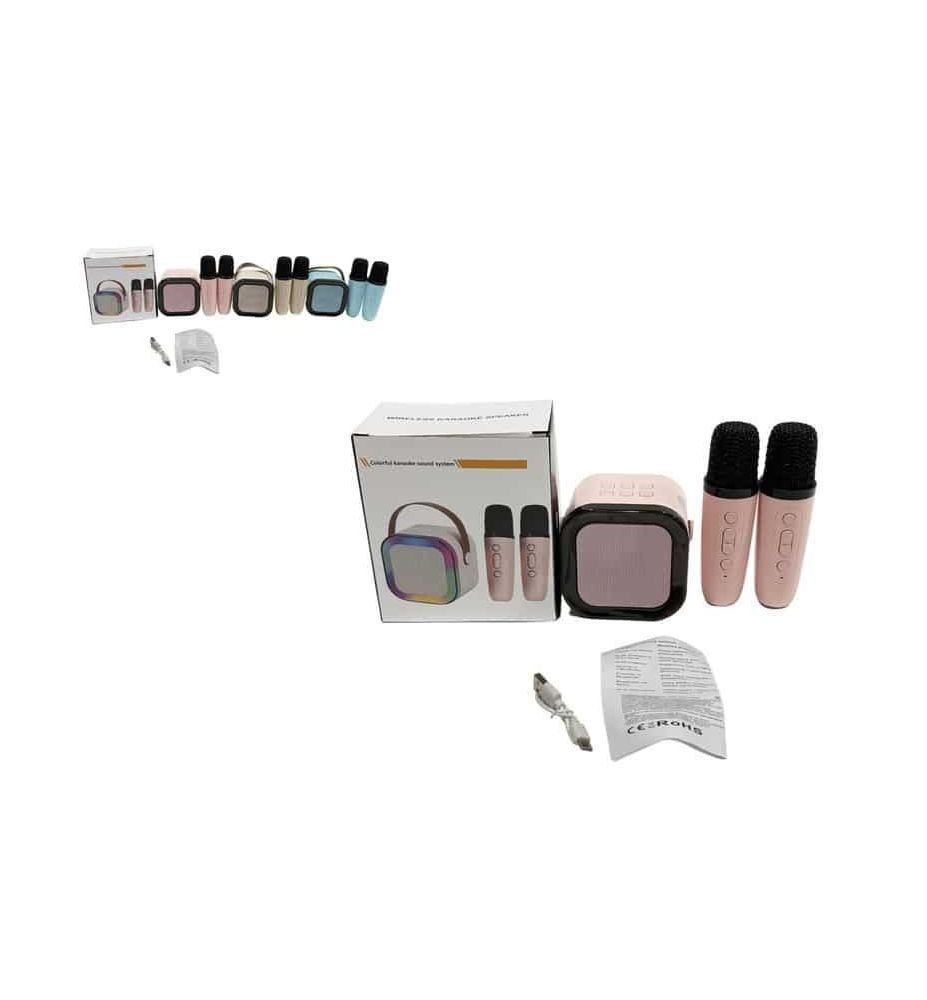 ZEST. KARAOKE GLOSNIK + 2 MIKROFONY 9667