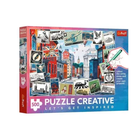 PUZZLE 500 EL DO KOLOROWANIA LONDYN 5633