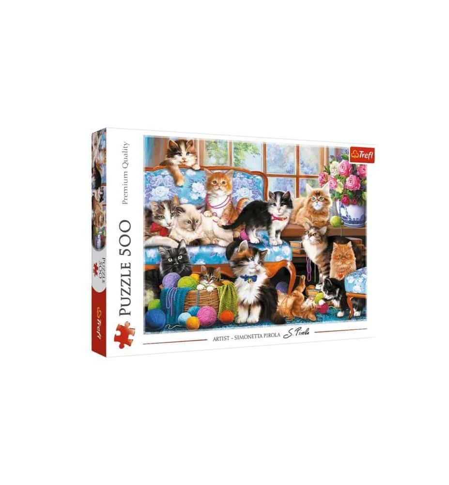 PUZZLE 500 EL KOCIA RODZINA 4254