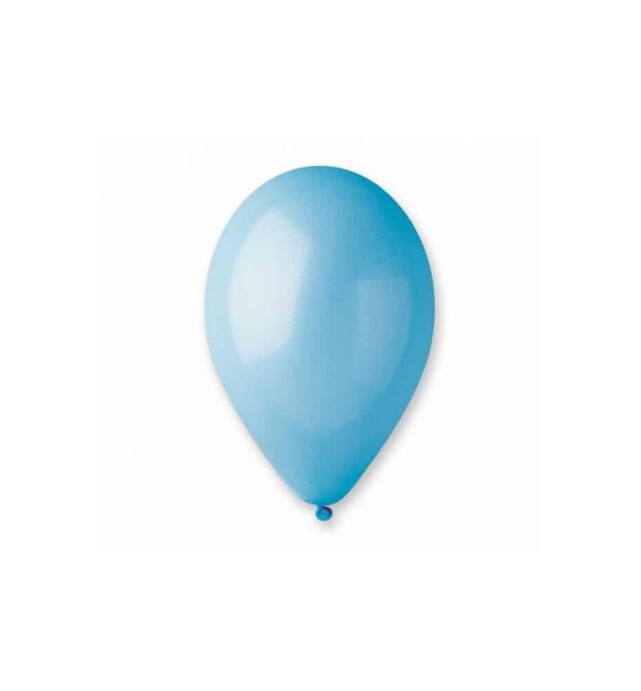 BALON PASTEL BLEKITNY 26CM 100SZT 0918