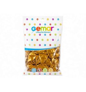 BALON METAL ZLOTY 26CM 100SZT 3919