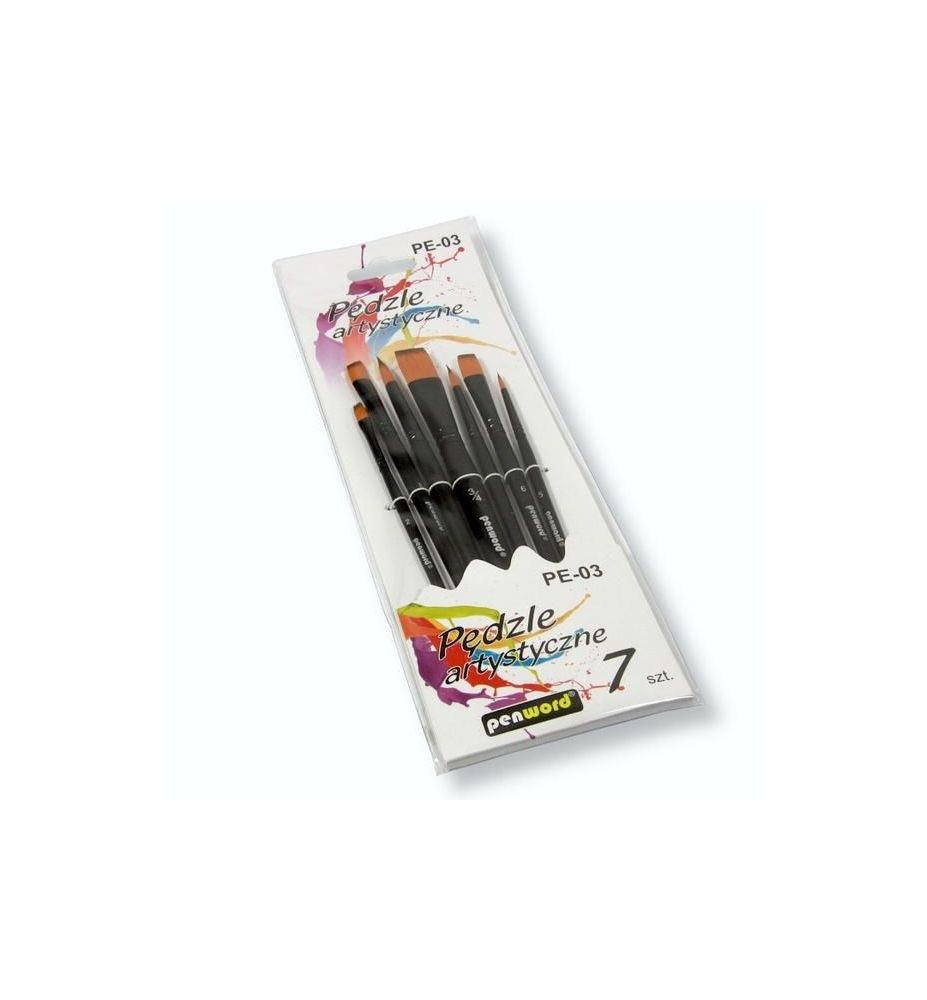 PEDZLE ARTYSTYCZNE 7SZT. PE-03 0824