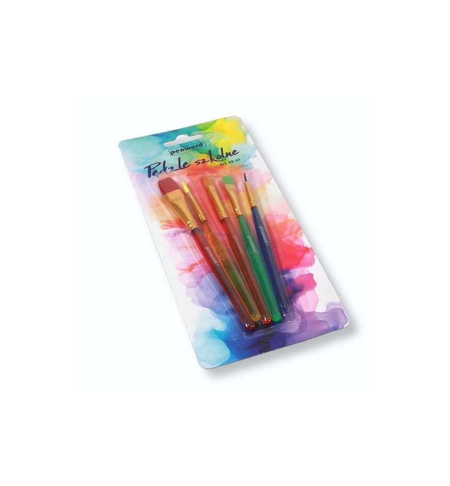 PEDZLE SZKOLNE 5SZT. PE-01 0800