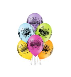 BALONY KOMIKSOWE DYMKI 6SZT. 0584