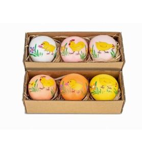 JAJKA PLASTIKOWE KURZE 6CM 3SZT. 7498