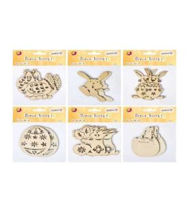 DREWNOKSZTALTY WIELKANOC 9CM 2SZT. 9916