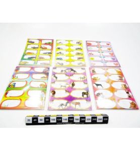 NAKLEJKI NA ZESZYT D 25SZT 0046