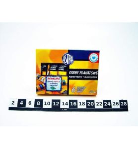 FARBY PLAKATOWE TUBA 6K/30ML ASTRA 0256