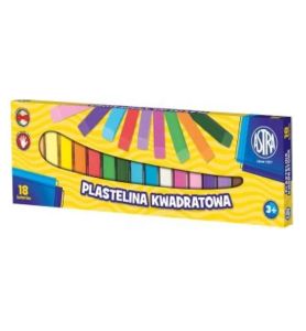 PLASTELINA 18 KWADR.ASTRA 0545