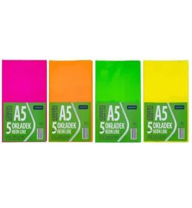 OKLADKA A5 NEON LINE ASTRA 3254