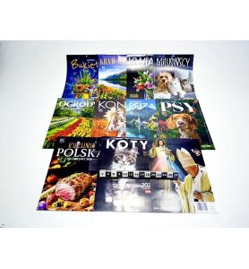 KALENDARZ SCIENNY A4 2025