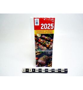 KALENDARZ NA LODOWKE Z PRZEPISAMI 2025