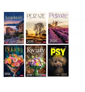 KALENDARZ A4 SCIENNY MIX 2026
