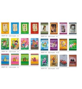 ZESZYT A5 16K LINIA KOLOROWY A20