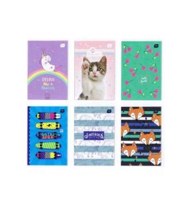 ZESZYT A4 32K 3 LINIE WASKIE KOLOR 8892