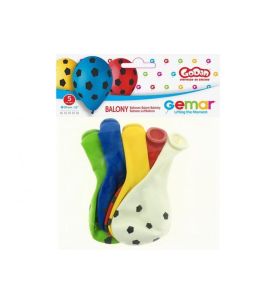 BALON PREM.5SZT.PILKA NOZNA 6194