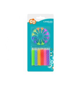 SWIECZKI URODZIN. SPIRALNY WZOR 3628