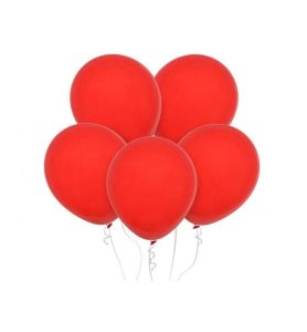 BALON PASTEL CZERWONY 28CM 100SZT 2022