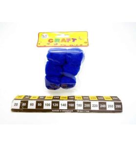 POMPONY KREATYWNE NIEBIESKI CIEMNY 9342