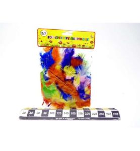 PIORKA KREATYWNE MIX KOLOROW 9373